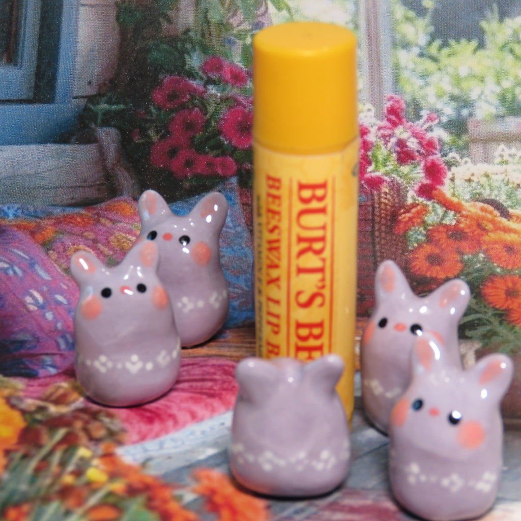 Purple Blossoms Bunny