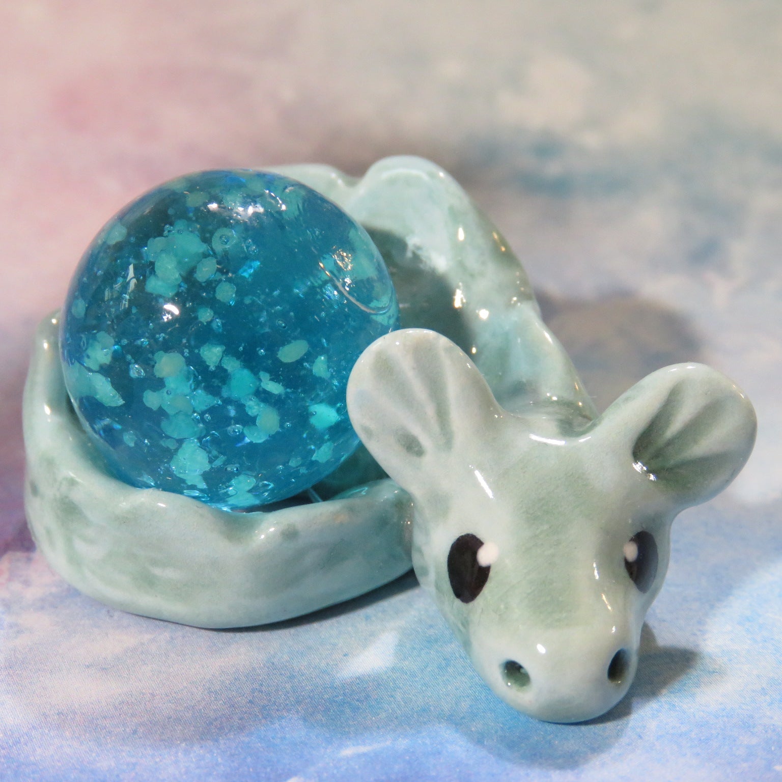 Glow Orb Dragon Aquamarine