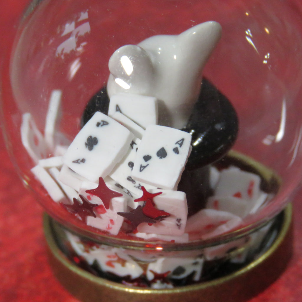 Magic Rabbit Glitter Globe