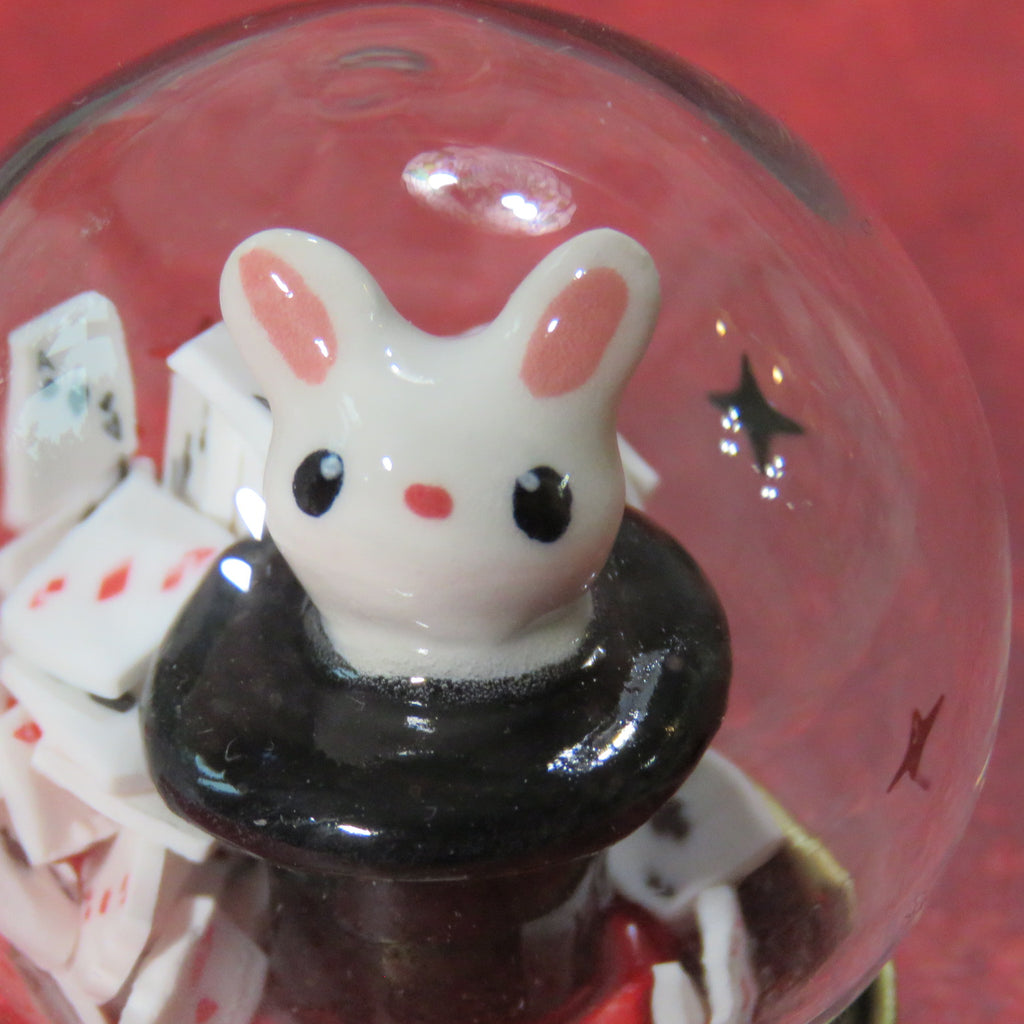 Magic Rabbit Glitter Globe