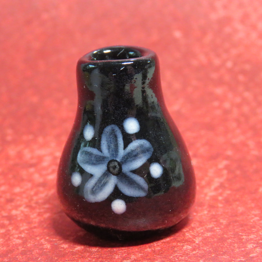 Black Blossom Micro Vase