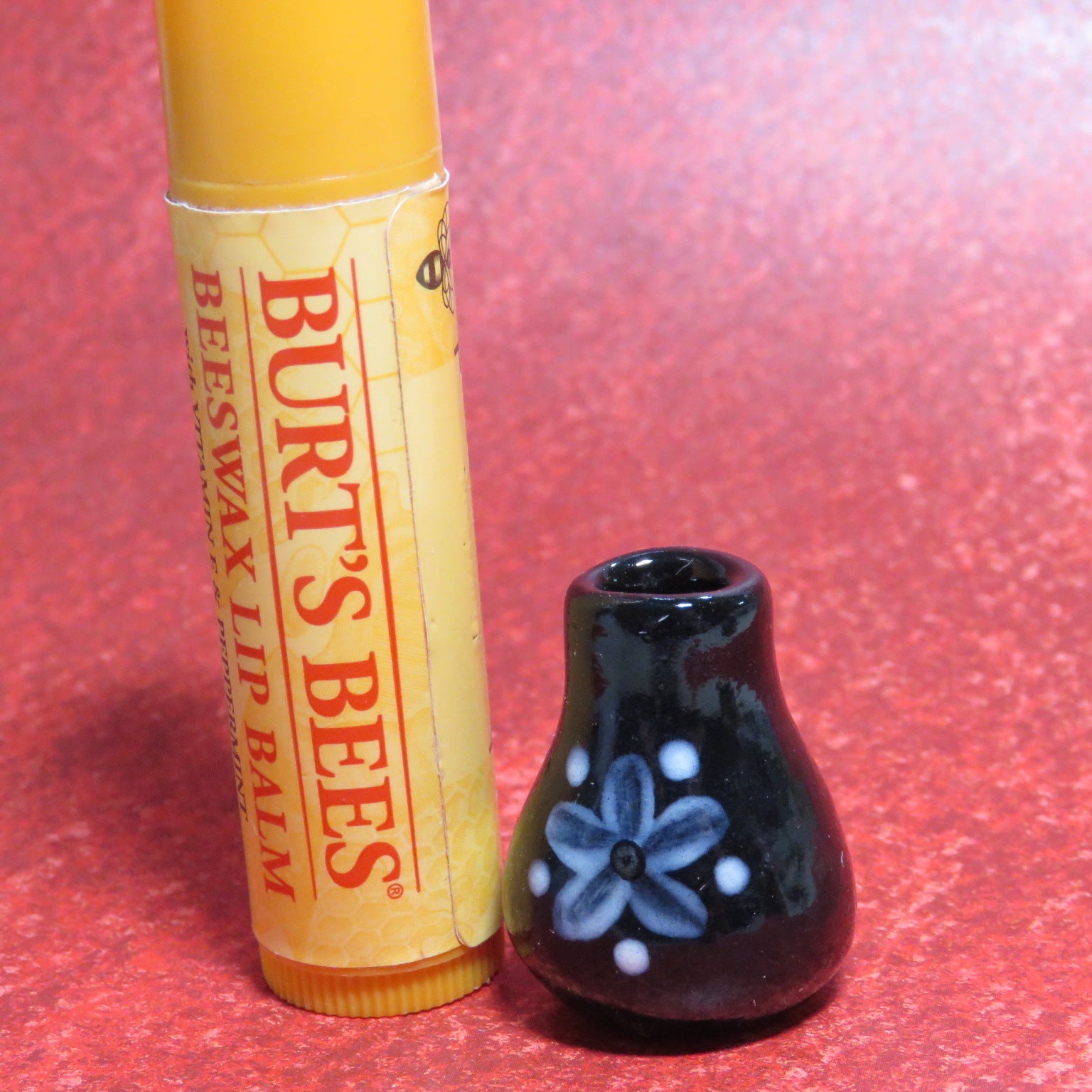 Black Blossom Micro Vase
