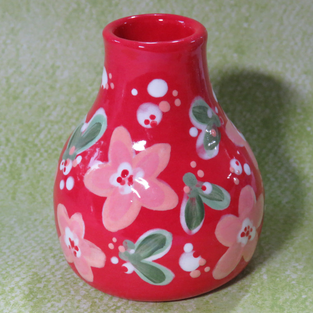 Binx Bouquet Vase in Red