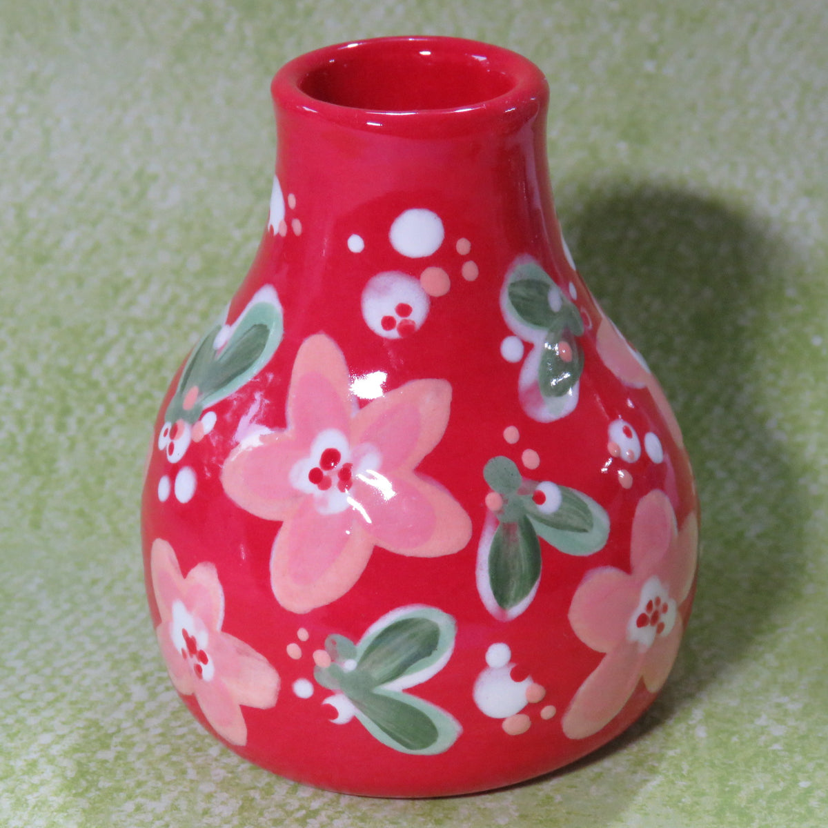 Binx Bouquet Vase in Red