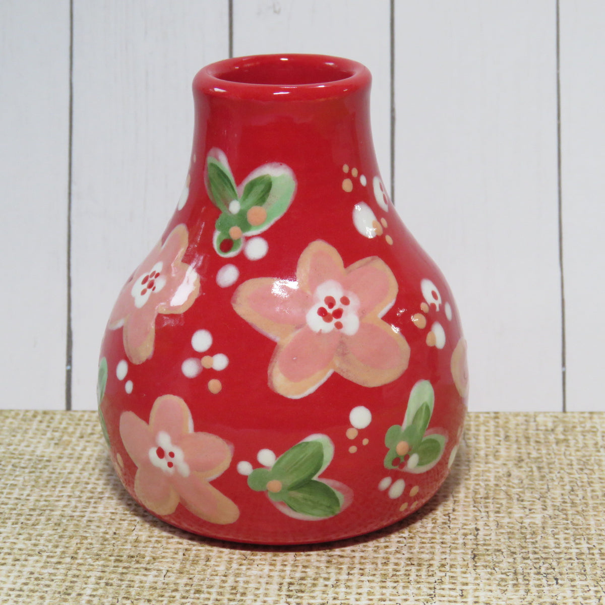 Binx Bouquet Vase in Red