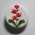 Heart Flower Magnet