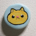 Blue Kitty Face Magnet