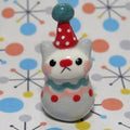 Mittens as a Clown