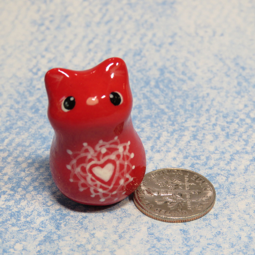 Lace Heart Kitty