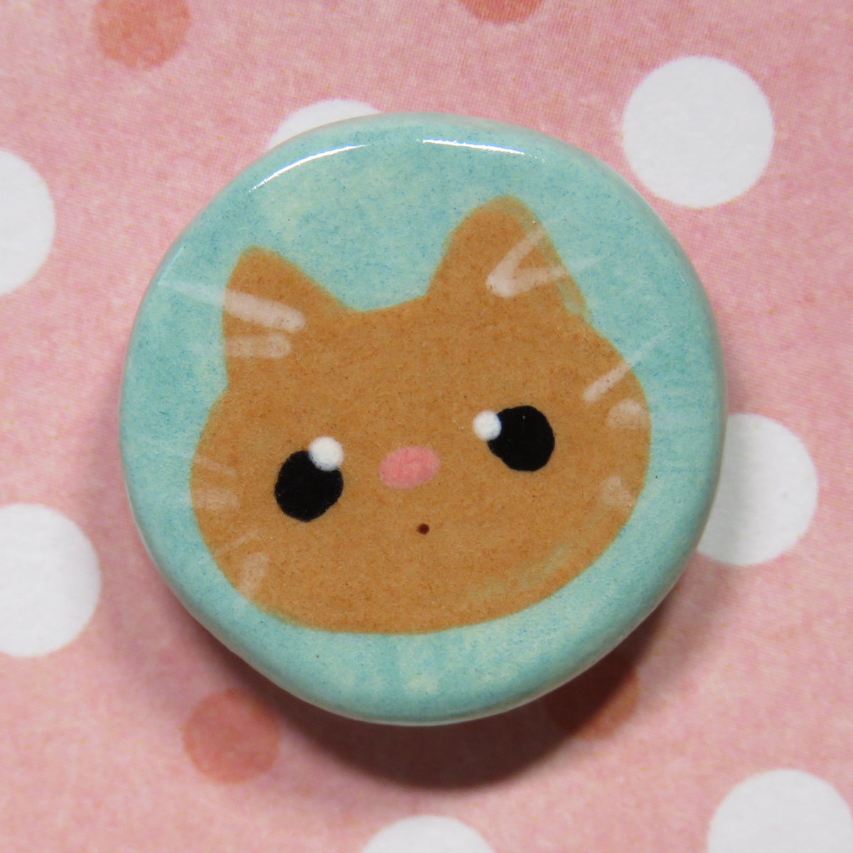 Orange Kitty Magnet
