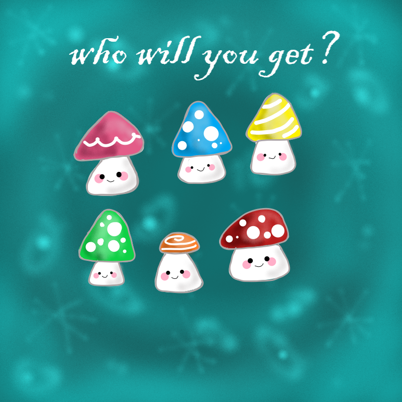 Mushroom Oracle Surprise Blind Box